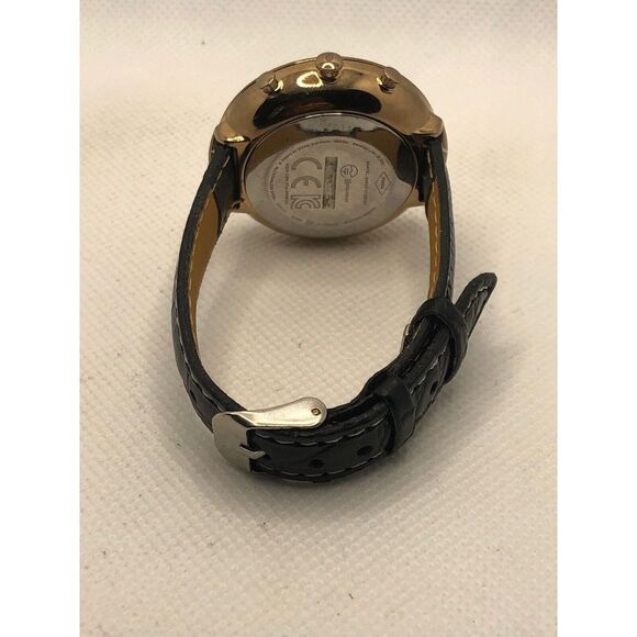Fossil Q FTW5023 Womens Black Leather Analog Silver Dial Hybrid Smart Watch KS90 - Picture 9 of 9